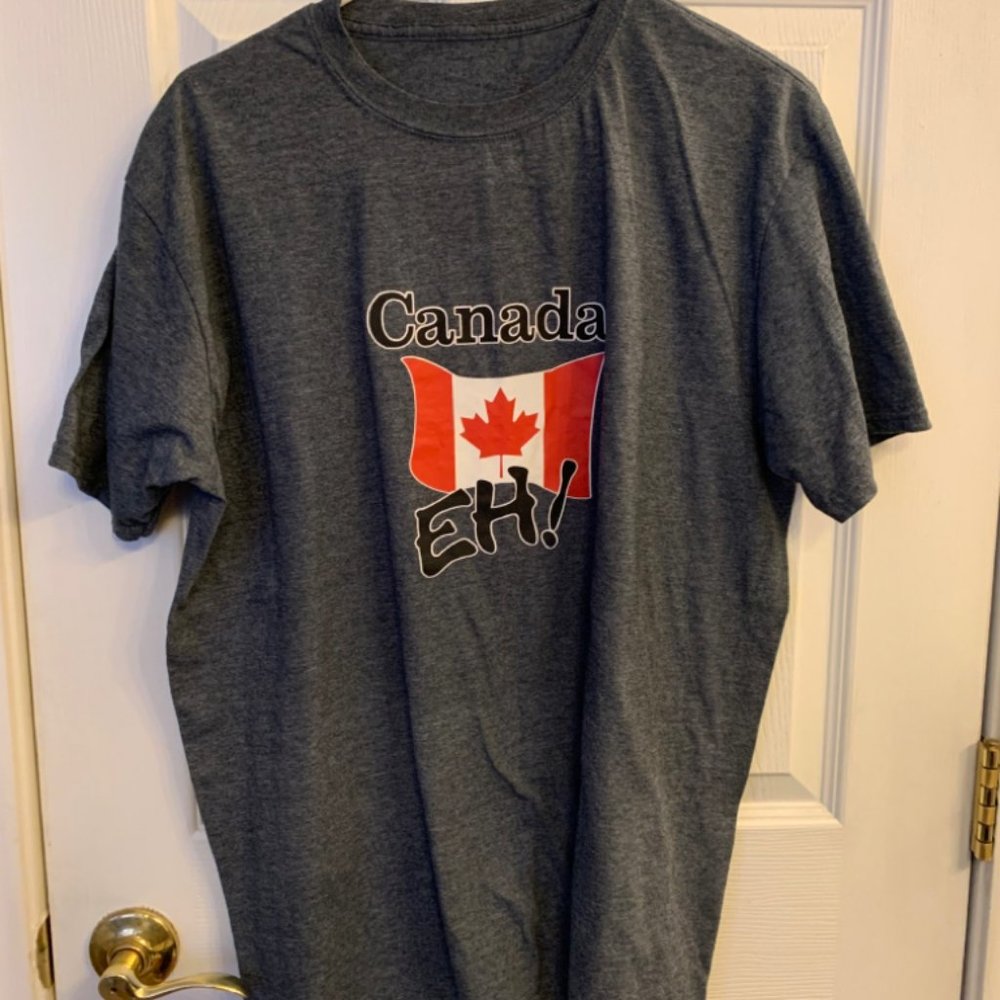 Canada Eh! Flag T Shirt Men’s Size XL